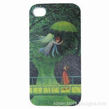 PC Case for iPhone, with Luminous Design Water Transfer Printing, Easy Access to All Controls